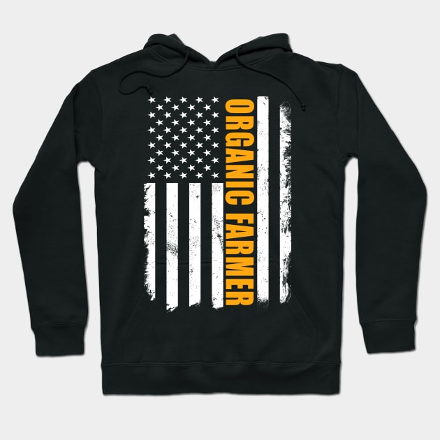 Organic Farmer American Hoodie by Motiejus